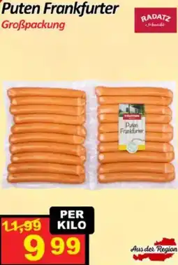 Wurstico Puten Frankfurter Angebot