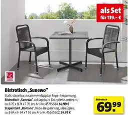 Hagebau Bistrotisch Sunewo Angebot