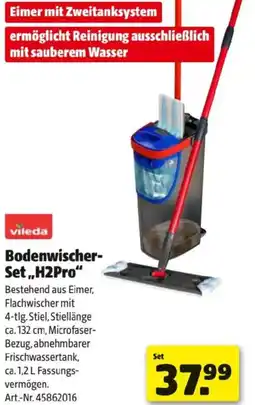 Hagebau Bodenwischer- Set,,H2Pro" Angebot