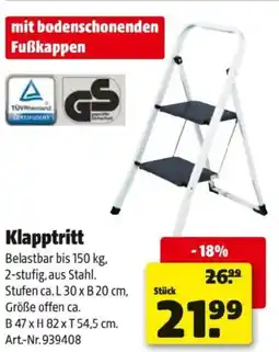 Hagebau Klapptritt Angebot