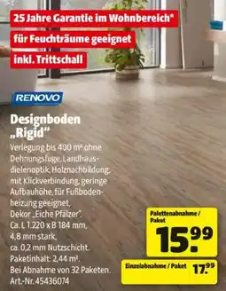 Hagebau Designboden Rigid Angebot