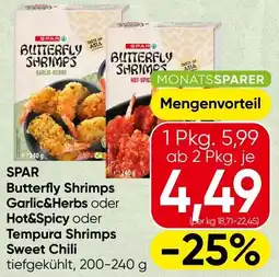 Spar Butterfly ShrimButterfly Shrimps Garlic&Herbs Angebot