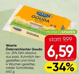 Spar Woerle Österreichischer Gouda Angebot