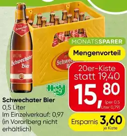 Spar Schwechater Bier Angebot