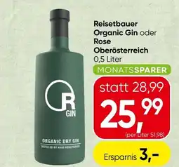 Spar Reisetbauer Organic Gin Angebot
