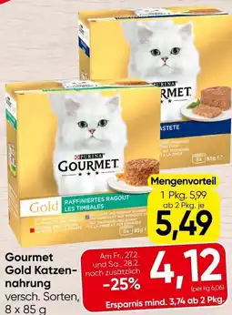 Spar Gold Katze nahrung Angebot