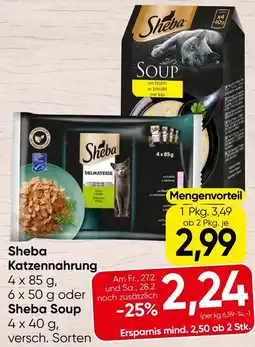 Spar Sheba Katzennahrung Angebot