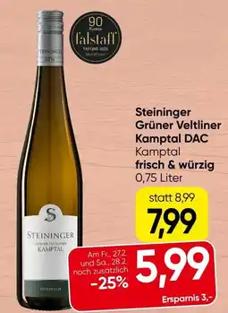 Spar Steininger grüner veltliner kamptal dac Angebot
