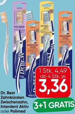 Eurospar Dr. Best Zahnbürsten Angebot