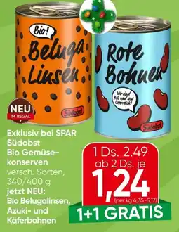 Spar Spar Natur pur Bio-Gemüsekonserven Angebot