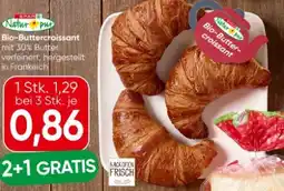 Spar Spar Natur pur Bio-Buttercroissant Angebot