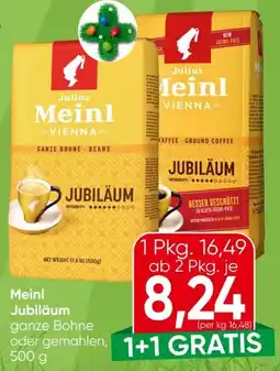 Spar Julius Meinl Jubiläum Angebot