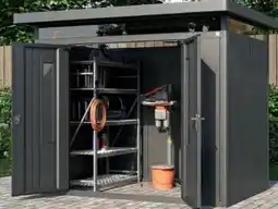 Hofer GFP Modernes Metallgerätehaus Elias 2618 Angebot