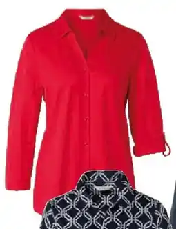 Tchibo Eduscho Piqué Jerseybluse rot Angebot