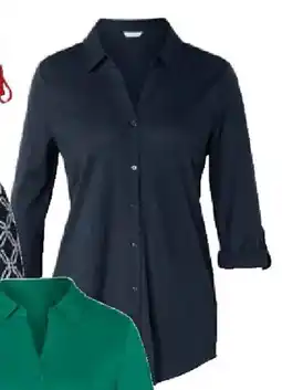 Tchibo Eduscho Piqué Jerseybluse dunkelblau Angebot