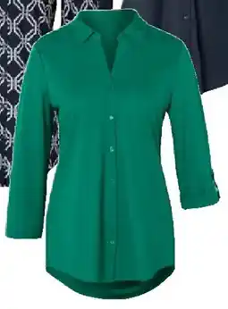 Tchibo Eduscho Piqué Jerseybluse grün Angebot