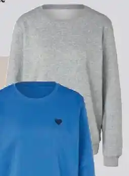 Tchibo Eduscho Sweatshirt grau meliert Angebot
