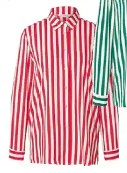 Tchibo Eduscho Gestreifte Bluse rot Angebot