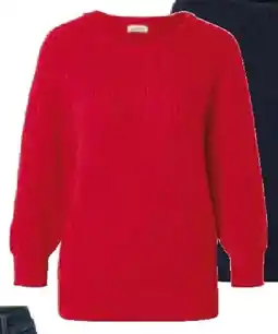 Tchibo Eduscho Pullover aus Strukturstrick rot Angebot
