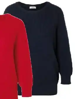Tchibo Eduscho Pullover aus Strukturstrick dunkelblau Angebot