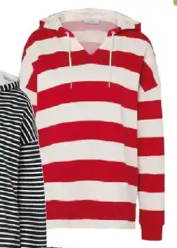 Tchibo Eduscho Hoodie rot gestreift Angebot