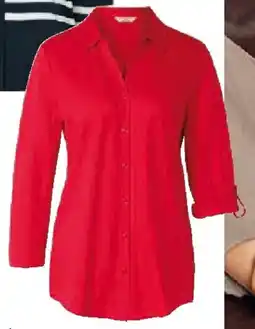 Tchibo Eduscho Piqué Jerseybluse rot Angebot