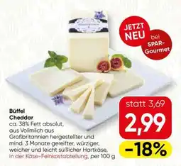Spar Büffel Cheddar Angebot
