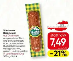 Spar WIESBAUER BERGSTEIGER Angebot