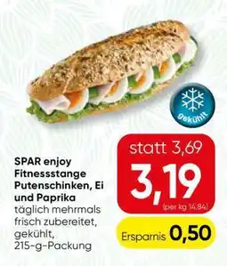 Spar SPAR enjoy Fitnessstange Putenschinken, Ei und Paprika Angebot