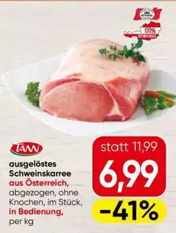 Spar Ausgelöstes Schweinskarree Angebot