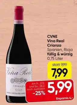 Spar CVNE Vina Real Crianza Angebot