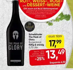 Spar Scheiblhofer The Peak of Glory Angebot