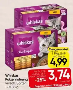 Spar Whiskas Katzennahrung Angebot