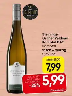 Spar Steininger Grüner Veltliner Kamptal DAC Angebot