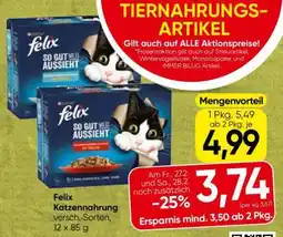 Spar Felix Katzennahrung Angebot