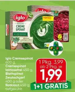 Spar Iglo Cremespinat Angebot