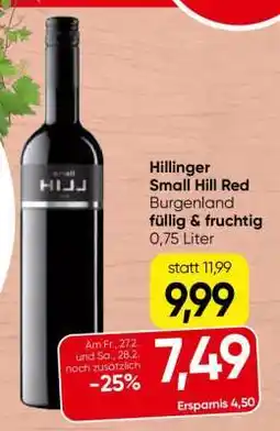 Spar Hillinger Small Hill Red Angebot