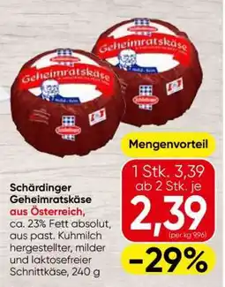 Spar Schärdinger Geheimratskäse aus Österreich Angebot