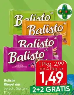 Spar Balisto Riegel 6er Angebot