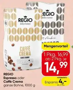 Spar REGIO Espresso oder Caffè Crema Angebot
