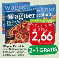 Spar Wagner Piccolinis oder Steinofenpizza Angebot