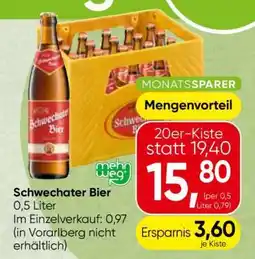 Spar Schwechater Bier Angebot