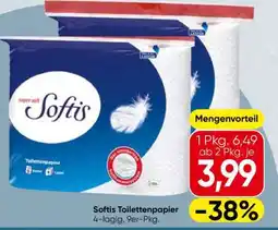 Spar Softis Toilettenpapier Angebot