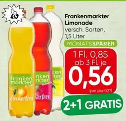 Spar Frankenmarkter Limonade Angebot