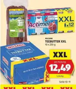Hofer Milsani teebutter xxl Angebot