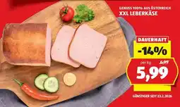 Hofer XXL LEBERKÄSE Angebot