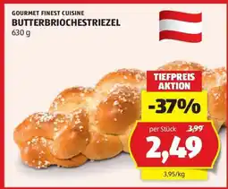 Hofer Butterbriochestriezel Angebot