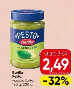 Spar Barilla Pesto Angebot