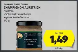 Hofer GOURMET FINEST CUISINE CHAMPIGNON AUFSTRICH Angebot