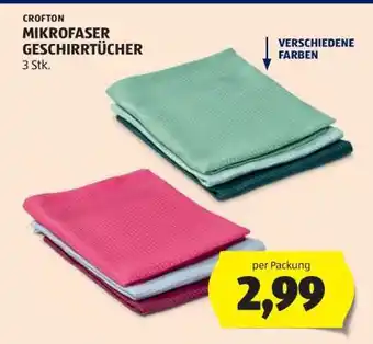 Hofer CROFTON MIKROFASER GESCHIRRTÜCHER Angebot